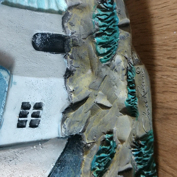 Faith Rollins By the Sea Harlequin Lighthouse Stepping Stone Hanging Wall Plaque - Picture 4 of 7